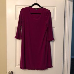 NWOT stretchy purple dress